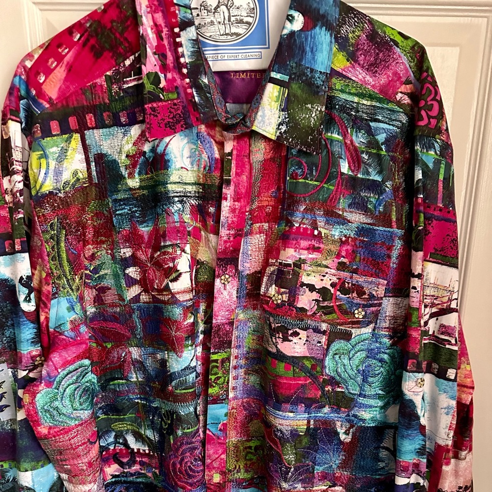 Robert Graham Limited Edition 3X long sleeve shirt.